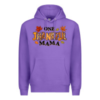 Purple one thankful mama Premium Hoodie - texasbilliewilder