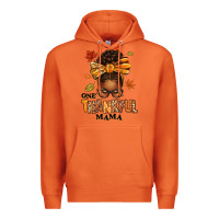 Carrot one thankful mama afro messy bun Premium Hoodie - texasbilliewilder