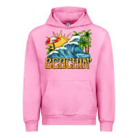 Fuchsia Pink beachin Urban Hoodie - texasbilliewilder