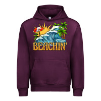 Mauve Wine beachin Urban Hoodie - texasbilliewilder