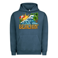 Pigment Midnight Navy beachin Urban Hoodie - texasbilliewilder