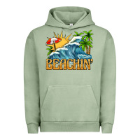 Pigment Oil Green beachin Urban Hoodie - texasbilliewilder