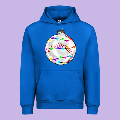 Christmas Baseball Urban Hoodie Designed By Ranaportraitstore