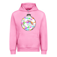 Fuchsia Pink Christmas baseball Urban Hoodie - RanaPortraitStore
