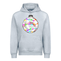 Heather Grey Christmas baseball Urban Hoodie - RanaPortraitStore