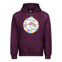 Mauve Wine Christmas baseball Urban Hoodie - RanaPortraitStore