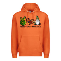 Carrot peace love gnomes christmas Premium Hoodie - RanaPortraitStore