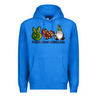 True Royal peace love gnomes christmas Premium Hoodie - RanaPortraitStore