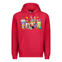 Cardinal easter day coffee cups Premium Hoodie - Zillion Design Studio