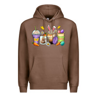 Chestnut easter day coffee cups Premium Hoodie - Zillion Design Studio