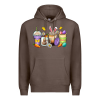 Coffee easter day coffee cups Premium Hoodie - Zillion Design Studio