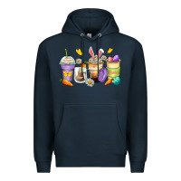 Easter Day Coffee Cups Premium Hoodie | Teevron