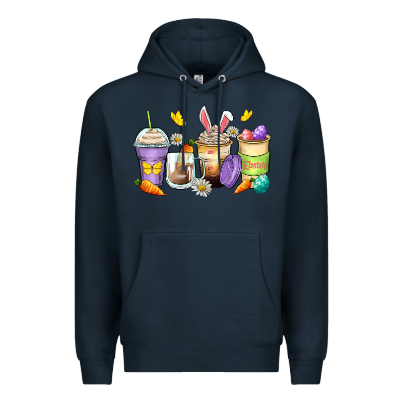 Easter Day Coffee Cups Premium Hoodie by Zillion Design Studio | Teevron