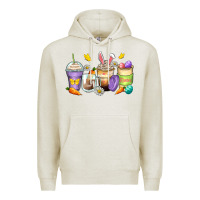 Oatmeal Heather easter day coffee cups Premium Hoodie - Zillion Design Studio