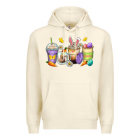 Sandshell easter day coffee cups Premium Hoodie - Zillion Design Studio