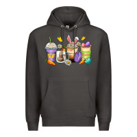 Smoke easter day coffee cups Premium Hoodie - Zillion Design Studio