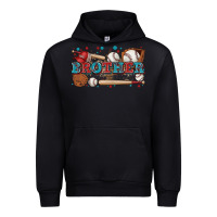 Black brother baseball Urban Hoodie - Zillion Design Studio