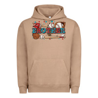Pigment Burro brother baseball Urban Hoodie - Zillion Design Studio