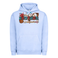 Pigment Grape Ice brother baseball Urban Hoodie - Zillion Design Studio