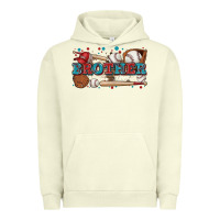 Pigment Pistachio brother baseball Urban Hoodie - Zillion Design Studio