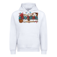 White brother baseball Urban Hoodie - Zillion Design Studio