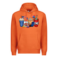 Carrot 4th of july coffee cups Premium Hoodie - Zillion Design Studio
