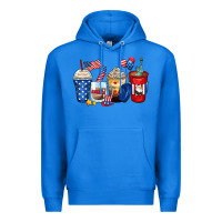 True Royal 4th of july coffee cups Premium Hoodie - Zillion Design Studio