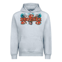 Heather Grey brother American football Urban Hoodie - Zillion Design Studio