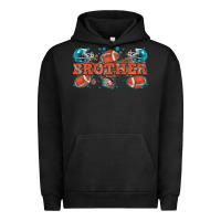 Pigment Black brother American football Urban Hoodie - Zillion Design Studio