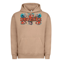 Pigment Burro brother American football Urban Hoodie - Zillion Design Studio