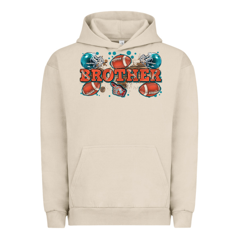 Brother American Football Urban Hoodie by Zillion Design Studio | Teevron