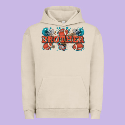 Brother American Football Urban Hoodie Designed By Zillion Design Studio