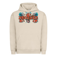 Pigment French Oak brother American football Urban Hoodie - Zillion Design Studio