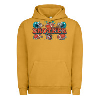 Pigment Peanut Butter brother American football Urban Hoodie - Zillion Design Studio