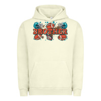 Pigment Pistachio brother American football Urban Hoodie - Zillion Design Studio