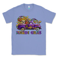 Colony Blue mardi gras skull truck Classic Tee - FaDigitalArtStudio
