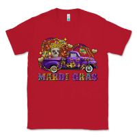Red mardi gras skull truck Classic Tee - FaDigitalArtStudio