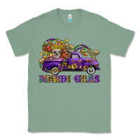 Sage mardi gras skull truck Classic Tee - FaDigitalArtStudio