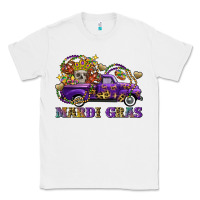 White mardi gras skull truck Classic Tee - FaDigitalArtStudio