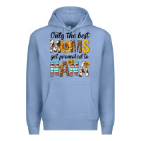Colony Blue only the best moms get promoted to nana Premium Hoodie - texasbilliewilder