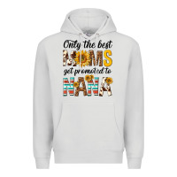 Dove Grey only the best moms get promoted to nana Premium Hoodie - texasbilliewilder
