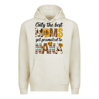 Oatmeal Heather only the best moms get promoted to nana Premium Hoodie - texasbilliewilder