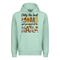 Seafoam only the best moms get promoted to nana Premium Hoodie - texasbilliewilder