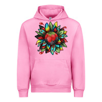 Fuchsia Pink berry sunflower Urban Hoodie - texasbilliewilder