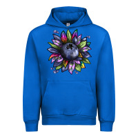 Cobalt blueberry sunflower Urban Hoodie - texasbilliewilder