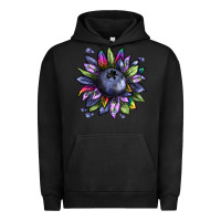 Pigment Black blueberry sunflower Urban Hoodie - texasbilliewilder