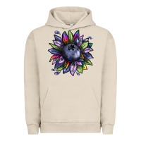 Pigment French Oak blueberry sunflower Urban Hoodie - texasbilliewilder