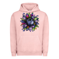 Pigment Salmon blueberry sunflower Urban Hoodie - texasbilliewilder