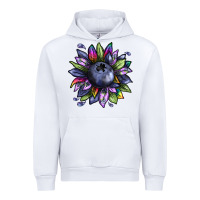 White blueberry sunflower Urban Hoodie - texasbilliewilder