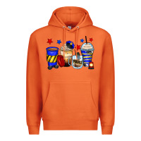 Carrot police coffee cups Premium Hoodie - Zillion Design Studio